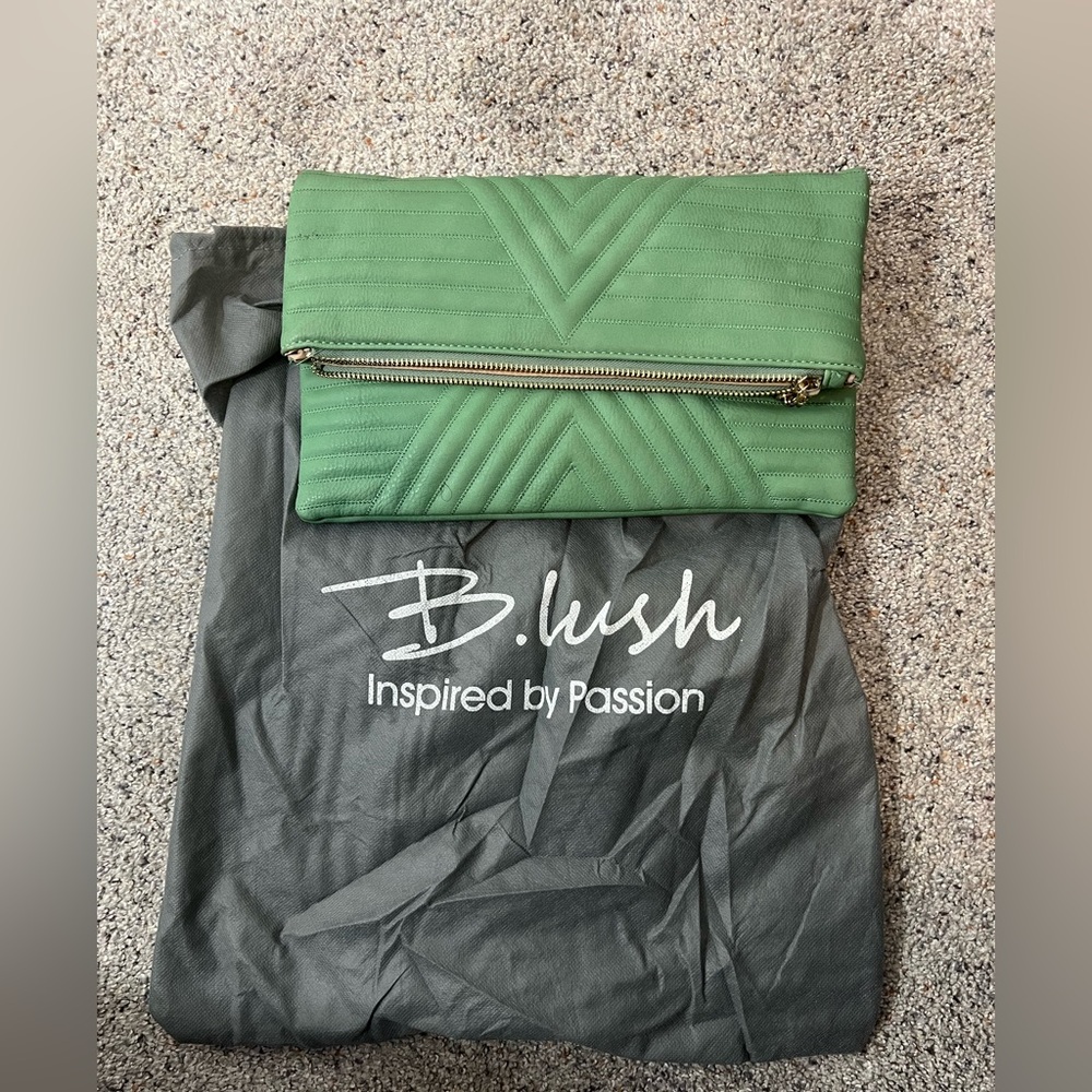 NWT B.Lush Velvet Crossbody Purse